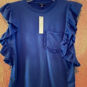 New colbalt blue Drew sweater